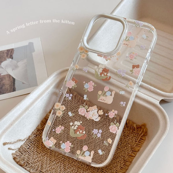 Case Phone Print Cat FashionChic