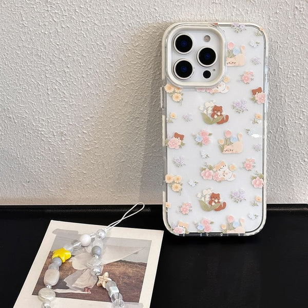 Case Phone Print Cat FashionChic