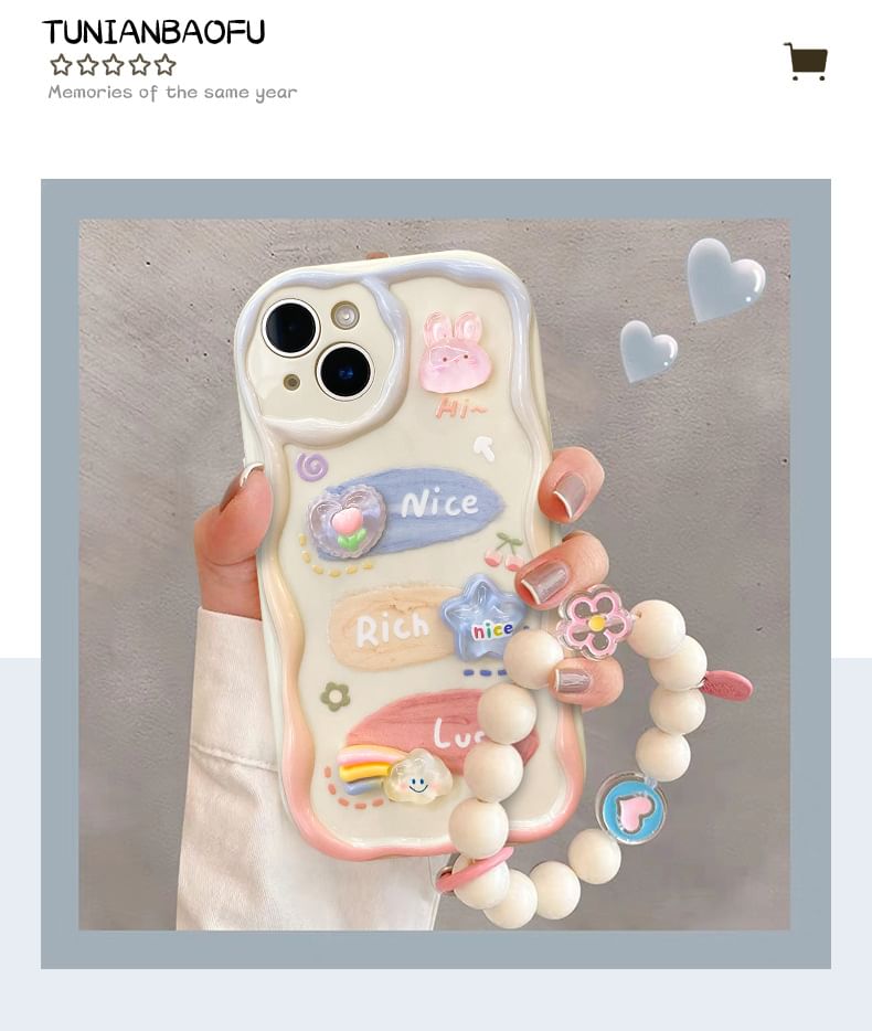 Phone Cartoon Strap / Set 3D Case FashionChic