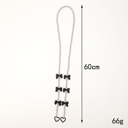 Bead Bow Lanyard Phone FashionChic