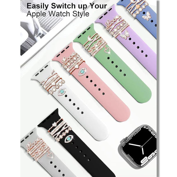 Apple for Charm Watch Band Designs) Rhinestone (Various FashionChic