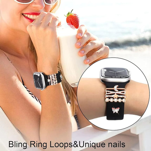 Apple for Charm Watch Band Designs) Rhinestone (Various FashionChic