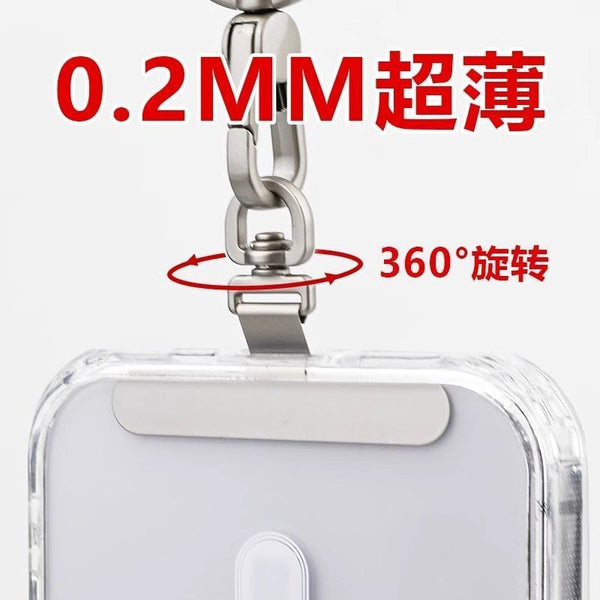(Various Phone / Steel Stainless Rotatable Designs) Pad Lanyard FashionChic