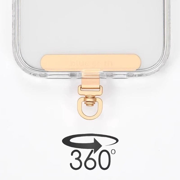 (Various Phone / Steel Stainless Rotatable Designs) Pad Lanyard FashionChic