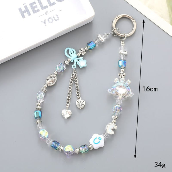 Cartoon Phone Bear Faux Crystal / Strap Floral FashionChic