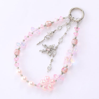 (Various Crystal Strap Designs) Star Faux Butterfly Phone FashionChic