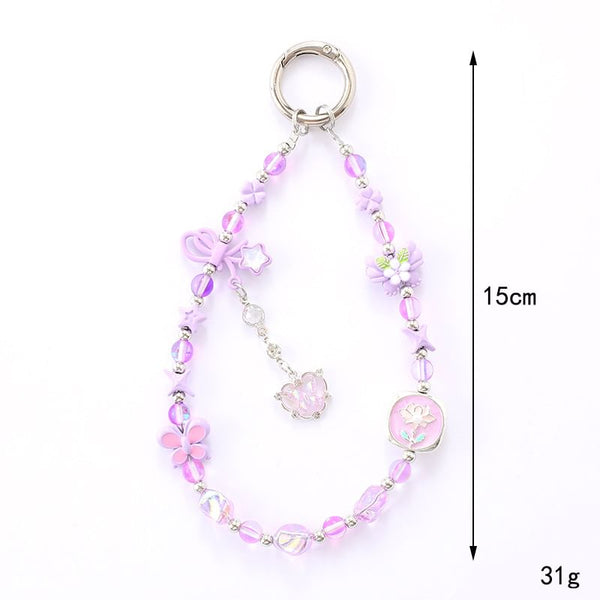 Strap Clover Faux Phone Crystal Bow FashionChic