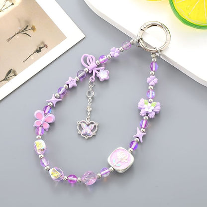 Strap Clover Faux Phone Crystal Bow FashionChic