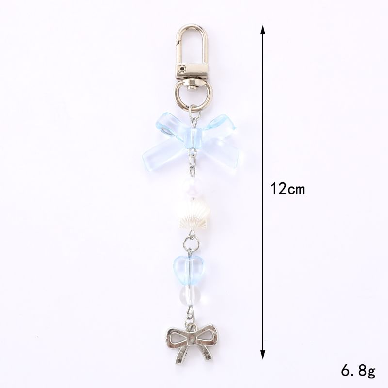 Bow Pearl Phone Faux Charm FashionChic