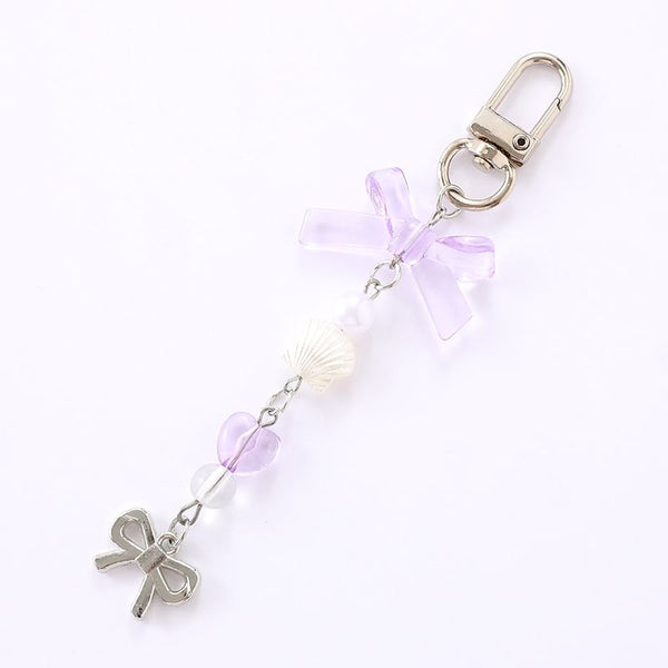 Bow Pearl Phone Faux Charm FashionChic