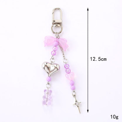 Charm Bear Bow Heart Phone FashionChic