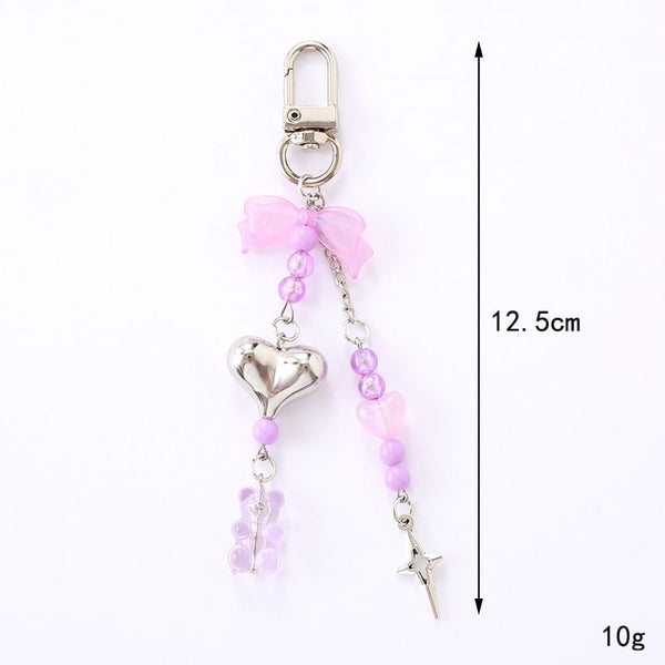 Charm Bear Bow Heart Phone FashionChic