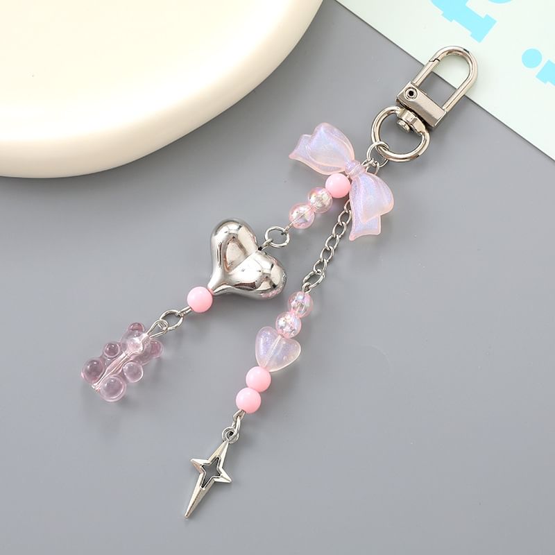 Charm Bear Bow Heart Phone FashionChic