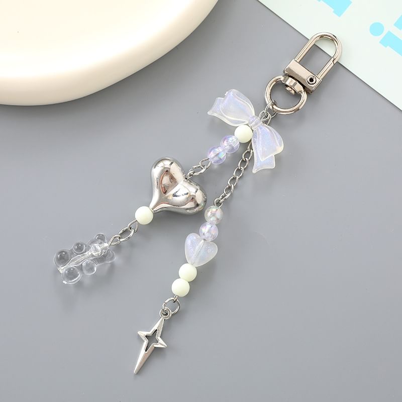 Charm Bear Bow Heart Phone FashionChic