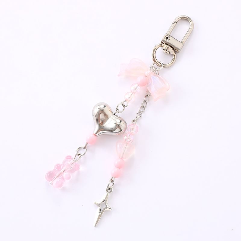 Charm Bear Bow Heart Phone FashionChic