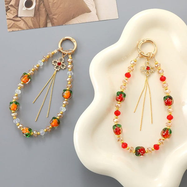 Bead Phone Clover Fruit Strap FashionChic