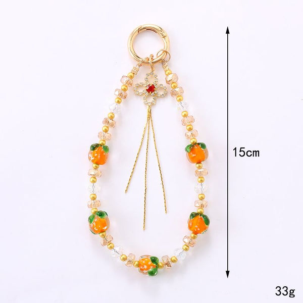 Bead Phone Clover Fruit Strap FashionChic