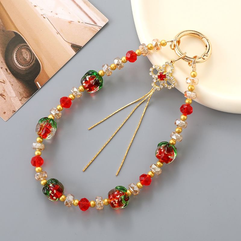 Bead Phone Clover Fruit Strap FashionChic