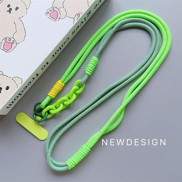 Phone Lanyard with Pad Two-Tone FashionChic