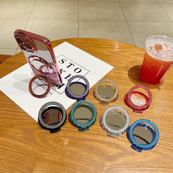 Phone Magnetic with Glitter Stand Mirror FashionChic