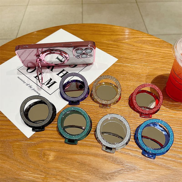 Phone Magnetic with Glitter Stand Mirror FashionChic