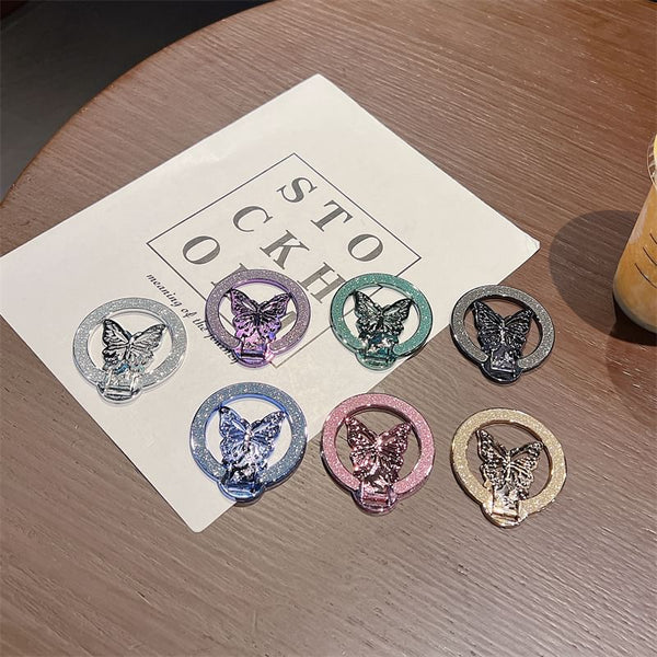 Glitter Magnetic Stand Butterfly Phone FashionChic