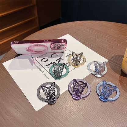 Glitter Magnetic Stand Butterfly Phone FashionChic