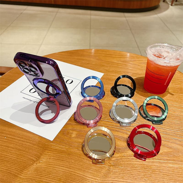 Alloy with Phone Stand Magnetic Mirror FashionChic