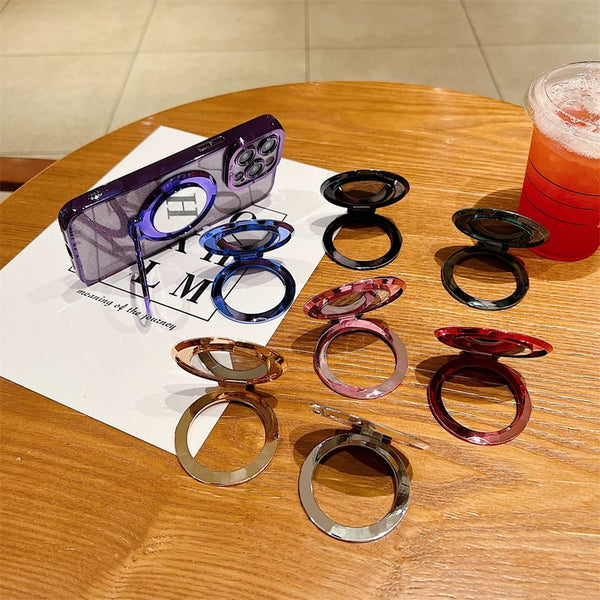 Alloy with Phone Stand Magnetic Mirror FashionChic