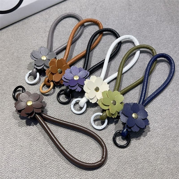 Phone with and Pad Lanyard Strap Floral Leather Faux FashionChic