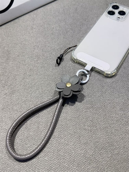 Phone with and Pad Lanyard Strap Floral Leather Faux FashionChic