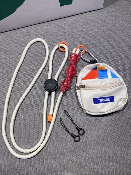 Adjustable Braided Phone Pad with Lanyard FashionChic