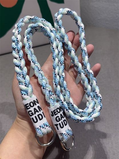 Braided with Phone and Pad Strap Lanyard FashionChic