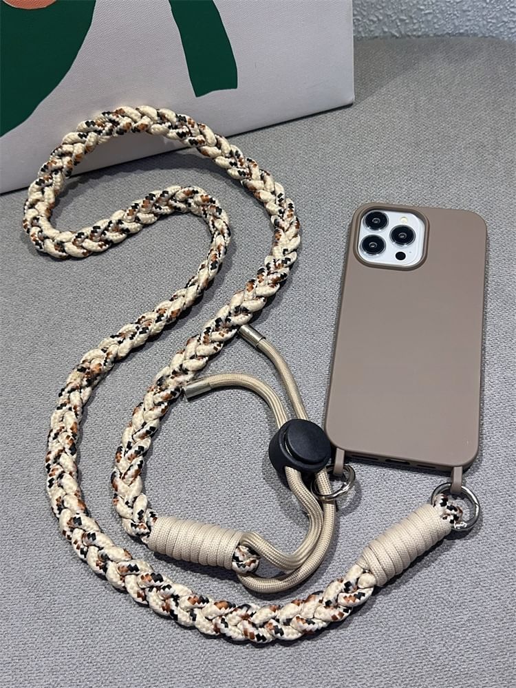 and with Strap Pad Braided Lanyard Phone FashionChic