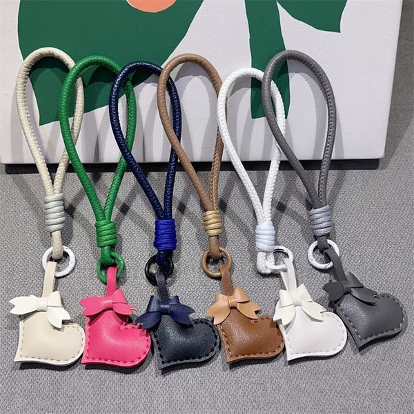 Leather with Faux and Bear Pad Phone Lanyard Strap FashionChic