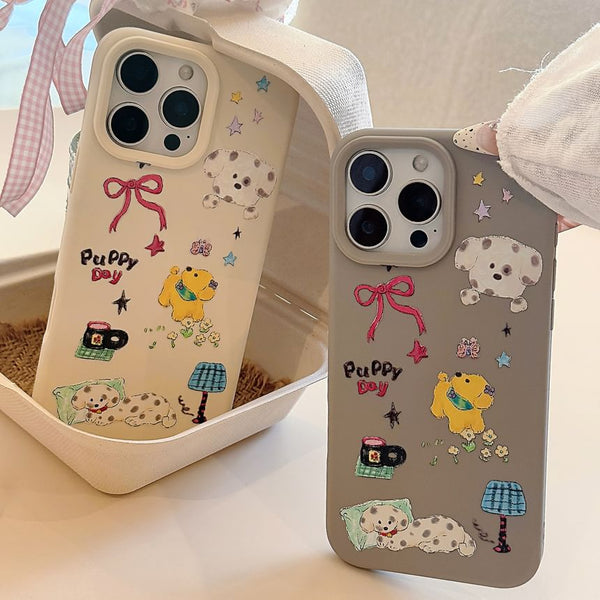 Print Phone Cartoon Case Dog FashionChic