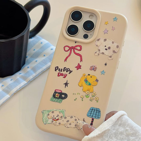 Print Phone Cartoon Case Dog FashionChic