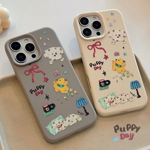 Print Phone Cartoon Case Dog FashionChic
