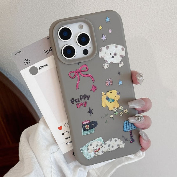 Print Phone Cartoon Case Dog FashionChic