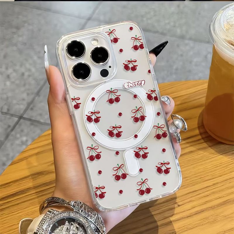 Print Phone Case Cherry FashionChic