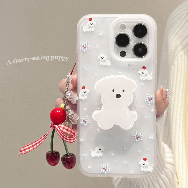 Dog Cartoon Print Phone Case FashionChic