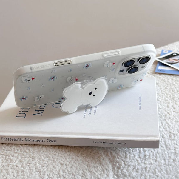 Dog Cartoon Print Phone Case FashionChic
