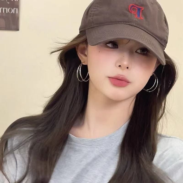 Hoop Layered Alloy Earring FashionChic