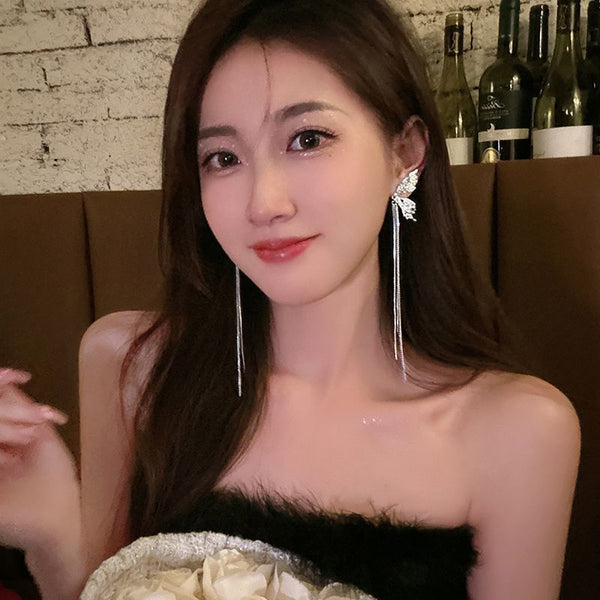 Alloy Threader Earring Butterfly FashionChic