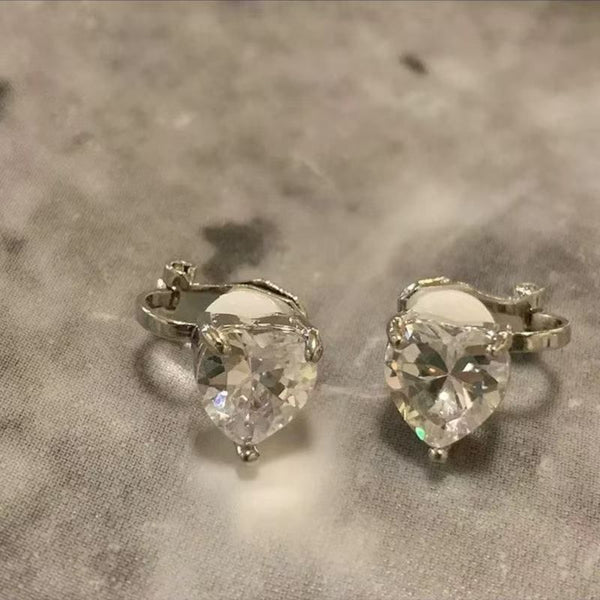 Alloy Ear Set Cuff of Heart 4: Rhinestone FashionChic