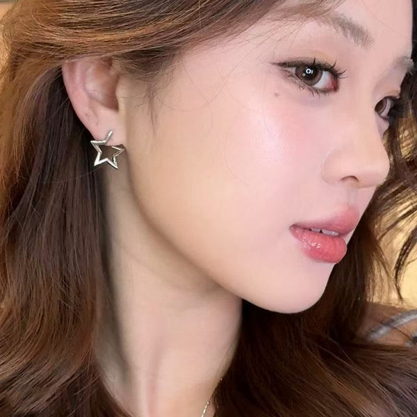 Alloy Earring Huggie Star FashionChic