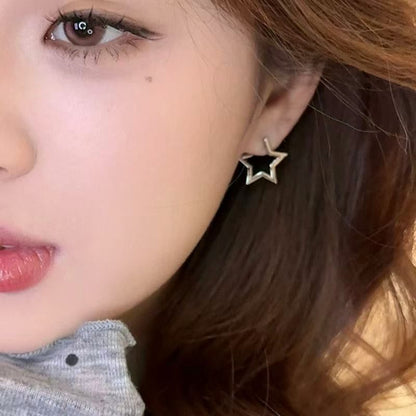 Alloy Earring Huggie Star FashionChic