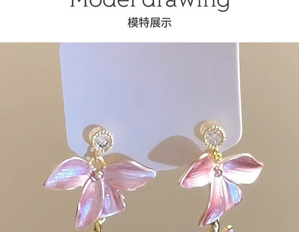 Dangle Alloy Earring Floral FashionChic