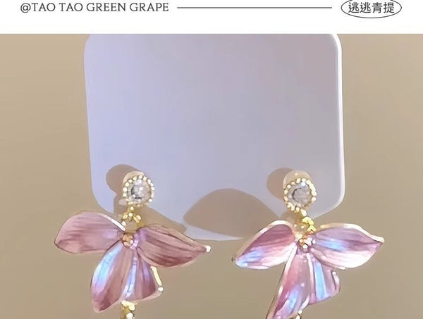 Dangle Alloy Earring Floral FashionChic