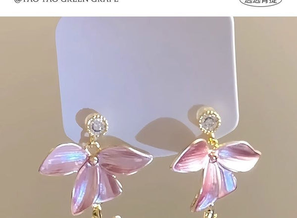 Dangle Alloy Earring Floral FashionChic
